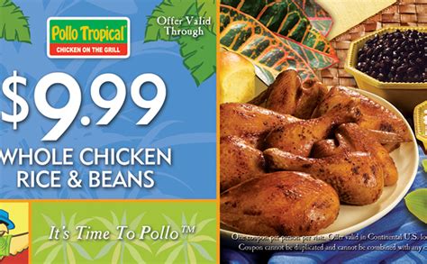 pollo tropical smart savings card|Pollo Tropical recipes.